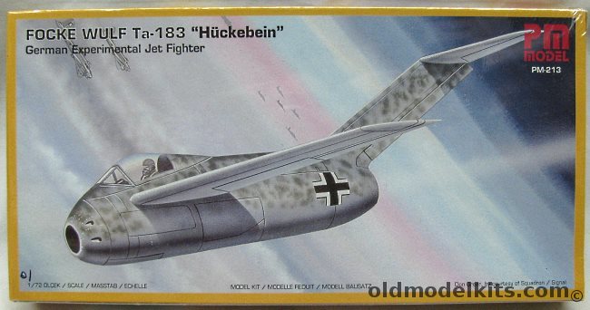 PM Model 1/72 Focke Wulf Ta-183 Huckebein, PM-213 plastic model kit